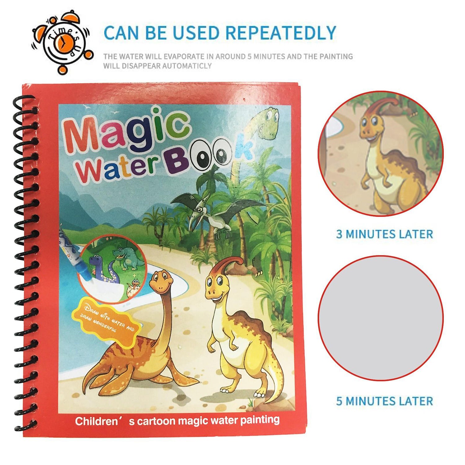 8091 Magic Water Quick Dry Book Water Coloring Book Doodle With Magic Pen Painting Board 8091 Magic Water Quick Dry Book Water Coloring Book Doodle With Magic Pen Painting Board